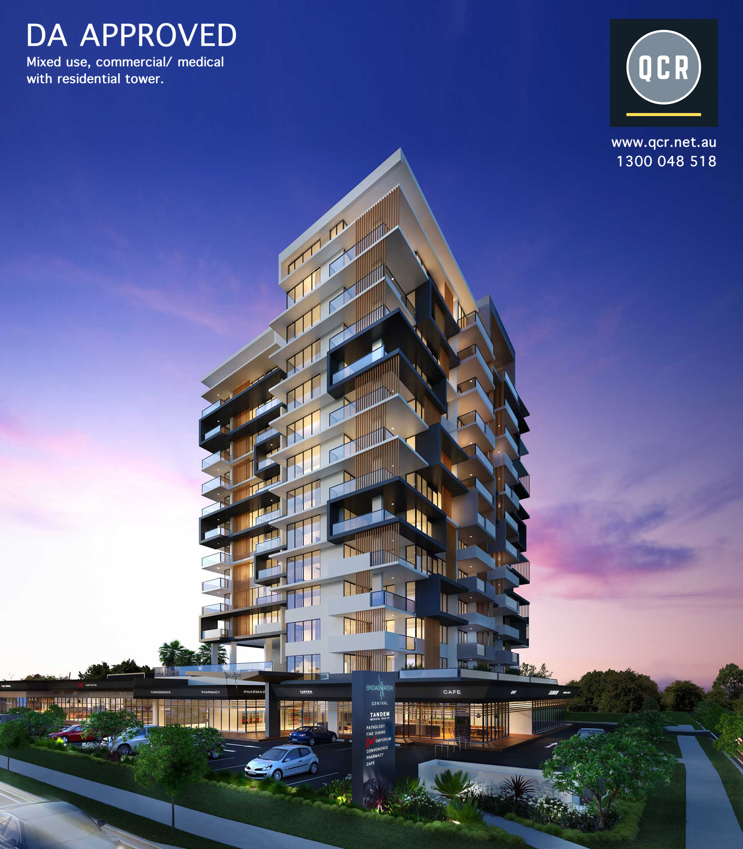 DA approved mixed use development site, Gold Coast
